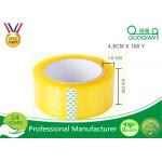 45 Micron Clear Bopp Packing Tape , Carton Sealing Packaging Tape 55 Yard