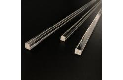 China Solid Quartz Capillary Rod Square 0.51X0.51mm supplier