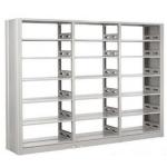80kg/Layer Double Sided Movable Muchn Bookcase Metal Shelves for sale
