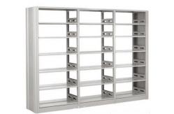 China 80kg/Layer Double Sided Movable Muchn Bookcase Metal Shelves supplier