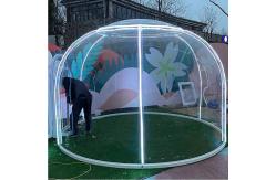 China UV Avoiding Bubble Tent House Weatherproof Transparent Camping Tent supplier