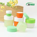 JXPACK high-appearance-level plastic cream jars, equipped with LIDS and pull LIDS, capacity options range from 30g - 500g. Free samples are provided and customization is available for sale