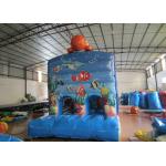 Kindergarten Baby Clownfish Inflatable Assault Course , Waterproof Bouncy Obstacle Course for sale