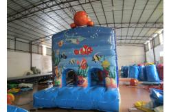 China Kindergarten Baby Clownfish Inflatable Assault Course , Waterproof Bouncy Obstacle Course supplier