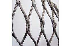 China Hand Woven Stainless Steel Wire Rope Mesh , Flexible Wire Mesh Netting Durable supplier