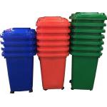 96 Gallon Outdoor Large Plastic Bids Plastic Standing Garbage Bin with Wheels