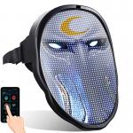 Editing LED Display Face Mask DIY Pattern Text Upload Pictures APP Control for sale