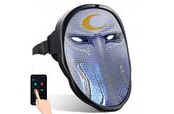 China Editing LED Display Face Mask DIY Pattern Text Upload Pictures APP Control supplier