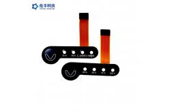 China Fpc Circuit Led Membrane Switch , Matte Surface Membrane Switch Keypad supplier
