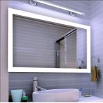 Hotel Must Have Large Wall Mounted Bathroom Mirror With Light And 50/60HZ Voltage for sale