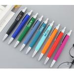 Hotel Promotional Ballpoint Pen Gift Business Ball Pen Soft Coating Printing Logo for sale
