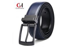 China Wearable Leather Men'S Business Belt With Reversible Buckle supplier