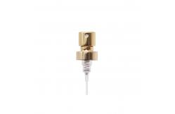 China Crimp Fine Mist Perfume Sprayer Pump With Collar Gold Silver Fea15 supplier