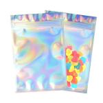 Holographic OPP Aluminum Foil Bag Food Packaging Use Smell Proof for sale