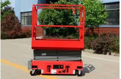 China 12m Mobile Scissor Lift Self Propelled Construction Upright Work Platforms supplier
