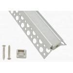 Extrusion Recessed Aluminum LED Profiles Anodised for sale