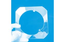 China High Precision Transparent Quartz Glass Plate With Large Holes supplier