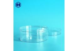 China Empty Round Food Grade Plastic Containers Mix Biscuits Cookies Packaging supplier