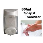 Wall Mount 800ml Touch Soap Dispenser ABS Plastic Material For Bathroom / Restroom for sale