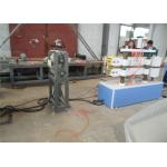 WPC Railway Slippers Profile Extruder , Decoration Profile Machine for sale