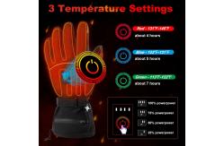China Electric Rechargeable Warming Gloves 7.4V 12V Polyester supplier