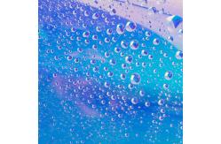 China Polychrome Cosmetic Bag Transparent Holographic Fabric supplier