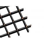 Decorative Antique Bronze Plated Wire Mesh Wire Diameter 1.75mm Aperture 5mm for sale