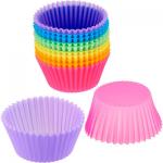 Multicolor Silicone Muffin Liners Reusable Bulk Kitchen Supplies