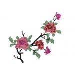 Water Soluble Crochet 3D Flower Embroidered Applique Patches for Clothes and Dress for sale