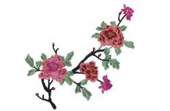 China Water Soluble Crochet 3D Flower Embroidered Applique Patches for Clothes and Dress supplier