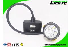 China SOS 15000lux 6.8Ah Mining Cap Lights Semi Corded 221lum supplier