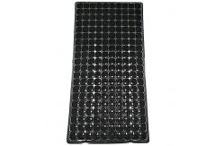 China Custom black plastic hydroponic seed nursery seeding tray with 72 cells supplier