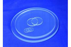 China Professional Quartz Glass Plate , Fused Quartz Glass For Electric Light Source supplier