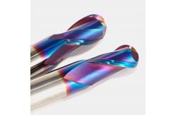 China Tungsten Steel Ball Nose End Mill  for Copper and Aluminum Machining supplier