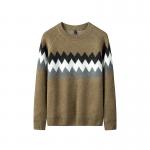 knitted Men'S Sweaters Smart Casual Jumpers Regular Sleeve Style Odorless