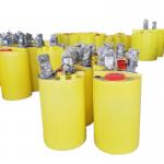 Plastic Acid Alkaline Resistant Chemical Mixing Tank With Agitator 0.75kw 200L