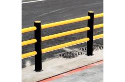China Anti Colliosion Flexible Safety Barrier Yellow And Black Easy installation supplier