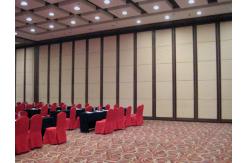 China Folding Movable Conference Room Partition Walls Single Or Double Roller On Panel supplier