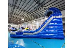 China Double Stitching Plato Outdoor Inflatable Water Slides For School supplier