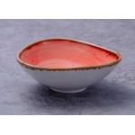4.75 Inch Triangle Shape Stoneware Small Ceramic Bowl Set