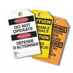 Custom PVC Warning Tag Plastic Waterproof Safety Warning Tag for sale