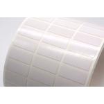 20mmx8mm 1mil  Thermal Transfer Roll Labels White Matte Label For 3 Row