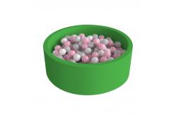 China Non-Toxic100*30cm Foam Ball Pits Pool With Skin-Friendly Velvet supplier