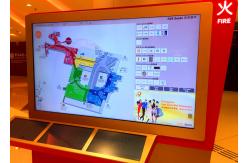 China Shopping Mall LCD Digital Signage Touch Screen With Wide Viewing Angle supplier