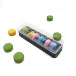 macaron box packaging plastic inner tray clear plastic tray macaron holder blister tray for big size 6pcs macaron for sale