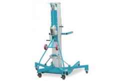 China Compact / Portable Manual Material Lift with Manual One Speed Winch supplier