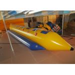 Water Games Inflatable Banana Boat , lake & Seashore Inflatable Flying Fish 6.4 X 1.31m for sale