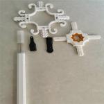 7*16 aluminum profile with flower cross connector and end  for double glazing installer for sale