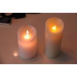 Battery Operated Flickering White Flameless Candles Party Decoration for sale