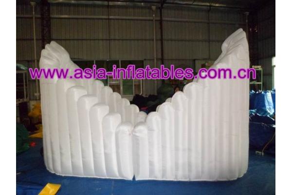Inflatable Ingot shape Exhibition Clamshell building dome